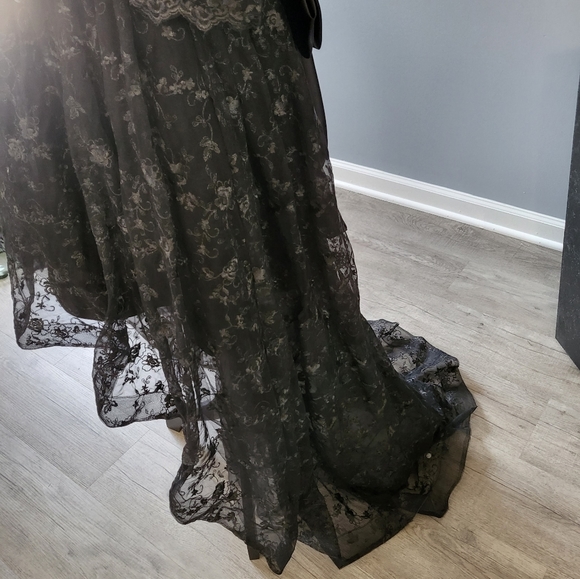 Gothic black lace dress - Picture 4 of 14